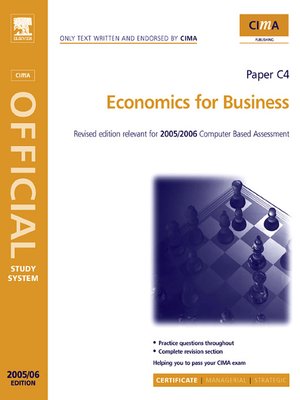 cover image of Economics for Business